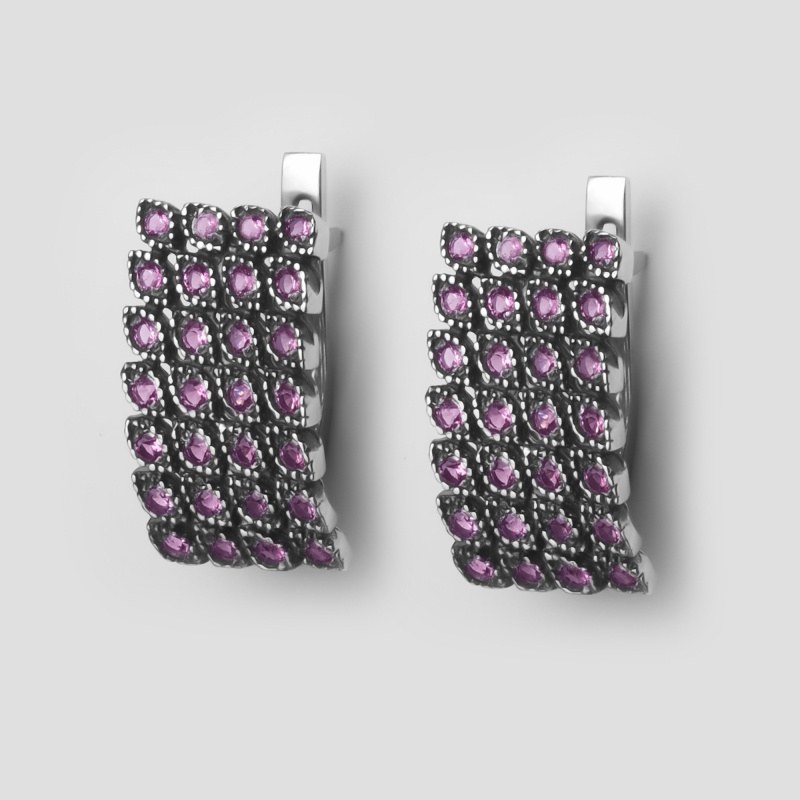 Earrings "Megapolis"