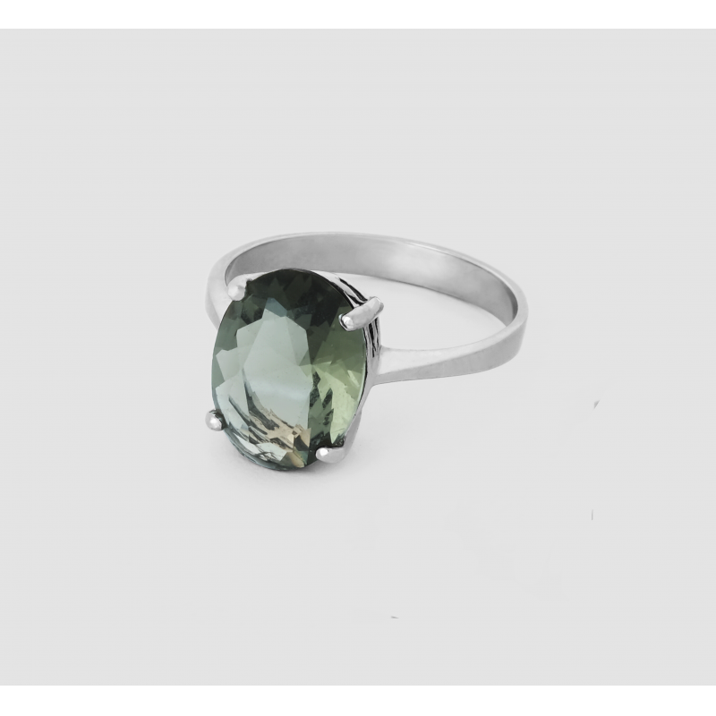 Ring with Smoky Quartz