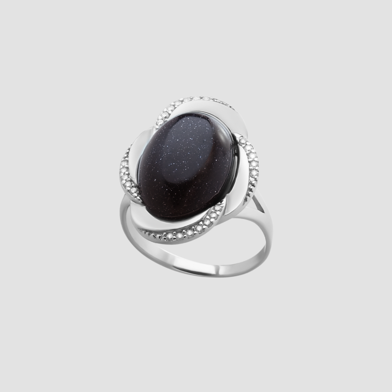 Ring with Aventurine
