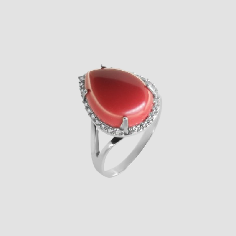 Ring with Coral