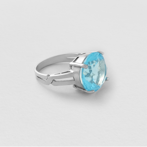 Ring with Blue Quartz