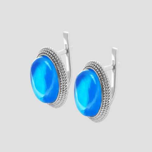 Earrings "Cat's Eye"