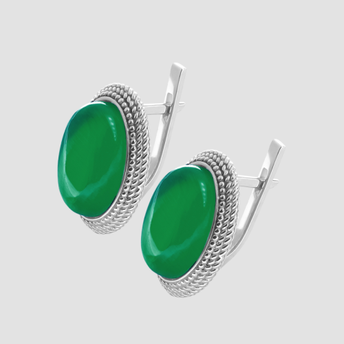 Earrings "Cat's Eye"